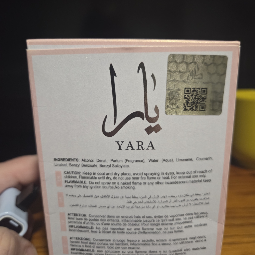 New Yara Women’s Eau de Parfum - Pink Floral Scent 3.4 Oz - Picture 3 of 3